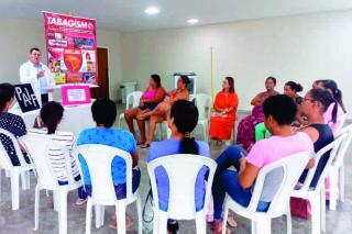 Secretarias de Saúde e Assistência Social e Cidadania desenvolvem ação conjunta no enfrentamento ao tabagismo