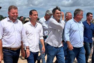 Prefeito de Nova Monte Verde participou de inauguração da maior ponte de Mato Grosso