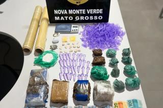 Traficante é preso próximo a escola em Nova Monte Verde